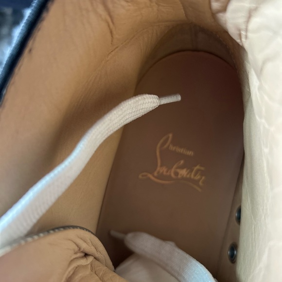 Authentic Luxury sneakers sequins classic. Red bottoms - Picture 10 of 12